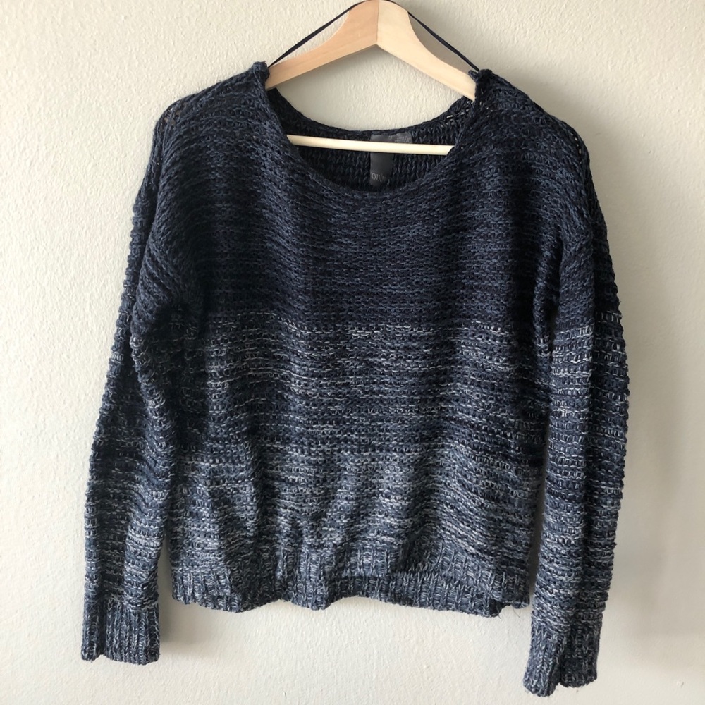 Quinn Blue Ombré Sweater